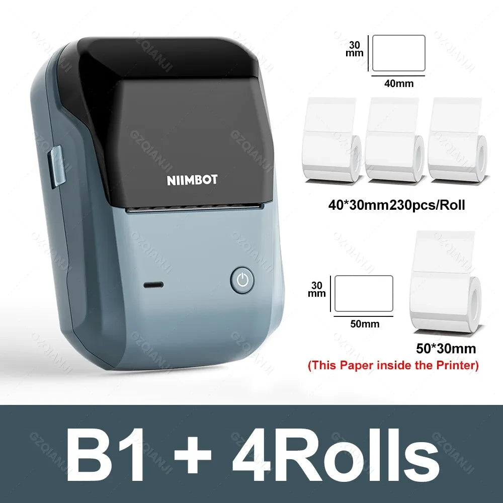 Portable Bluetooth Thermal Label Printer