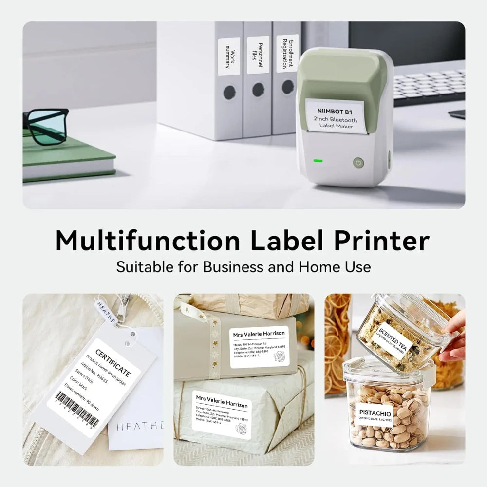 Portable Bluetooth Thermal Label Printer