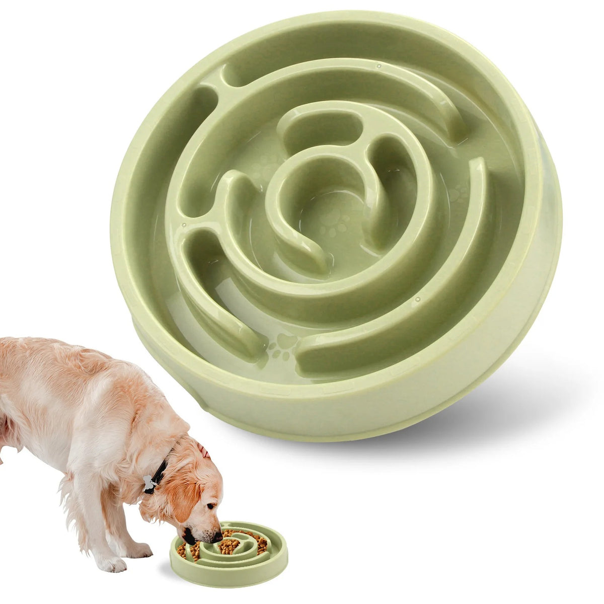 Smart WiFi Pet Feeder + Slow Feeder Bowl Bundle