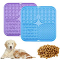 Silicone Lick Mat for Dogs & Cats - Slow Feeder Calming Snack Mat