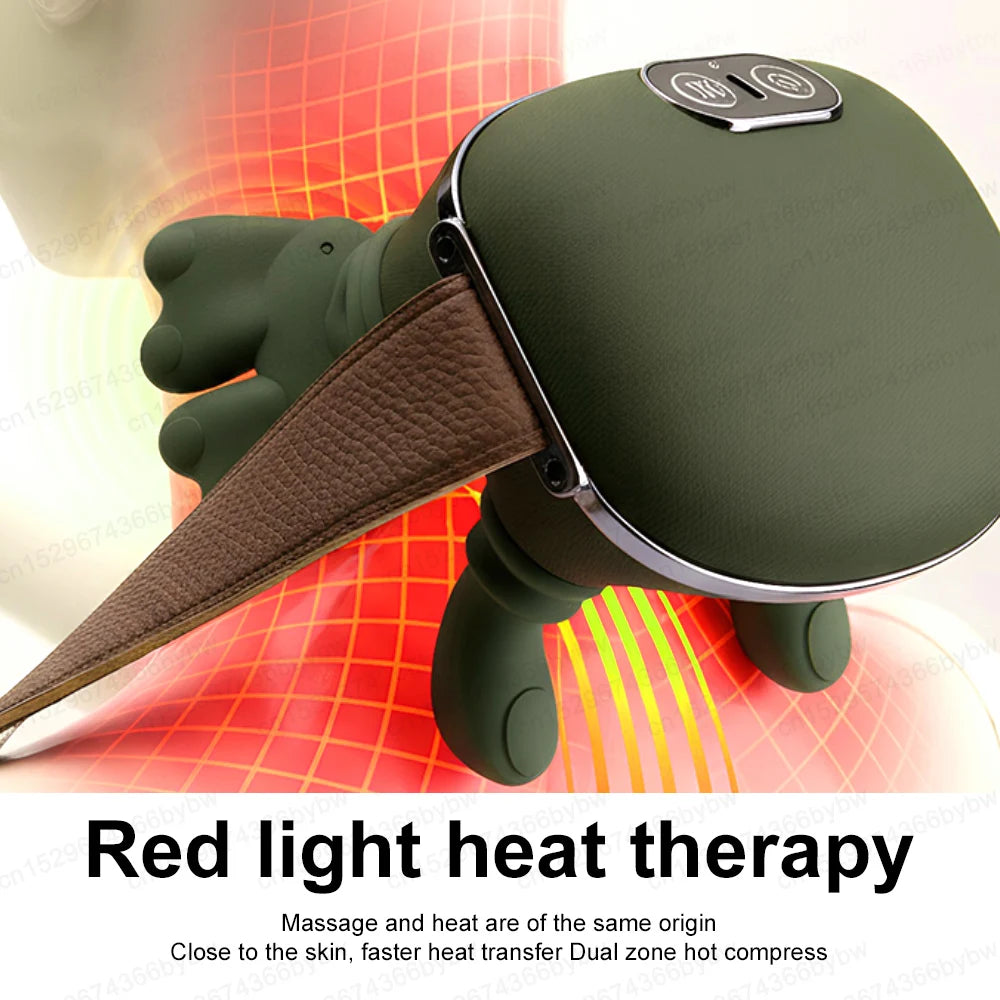 Wireless Neck & Shoulder Massager with Heat - 4D Kneading