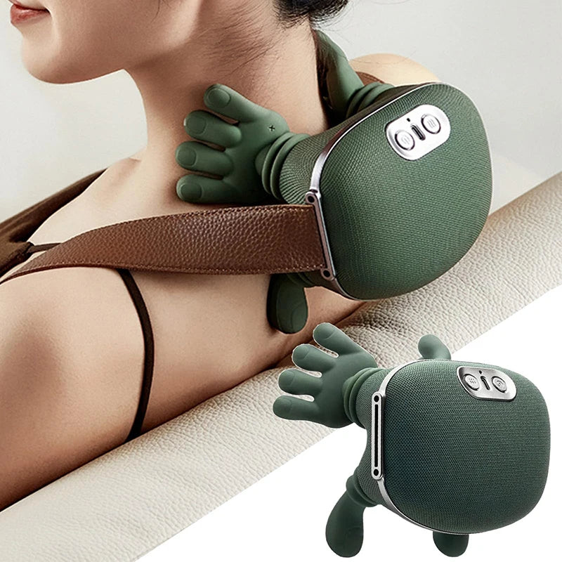 Wireless Neck & Shoulder Massager with Heat - 4D Kneading