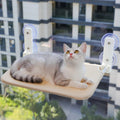 Cat Window Perch - Suction Mount Cat Hammock for Windows (Off-White)
