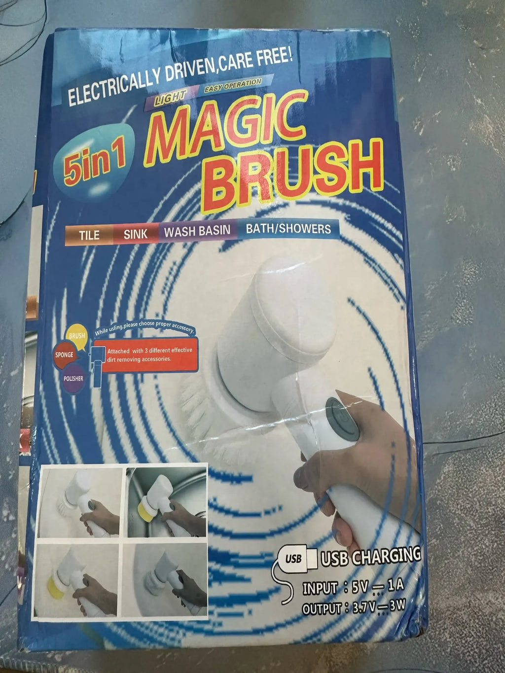 Electric Spin Scrubber